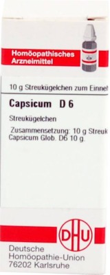 CAPSICUM D 6 Globuli
