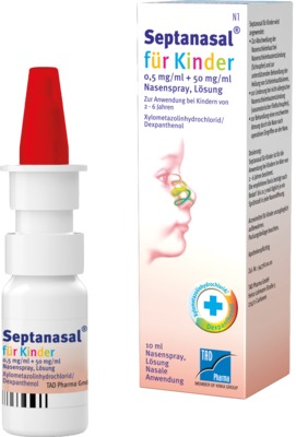 Septanasal für Kinder 0,5mg/ml + 50mg/ml Nasenspray