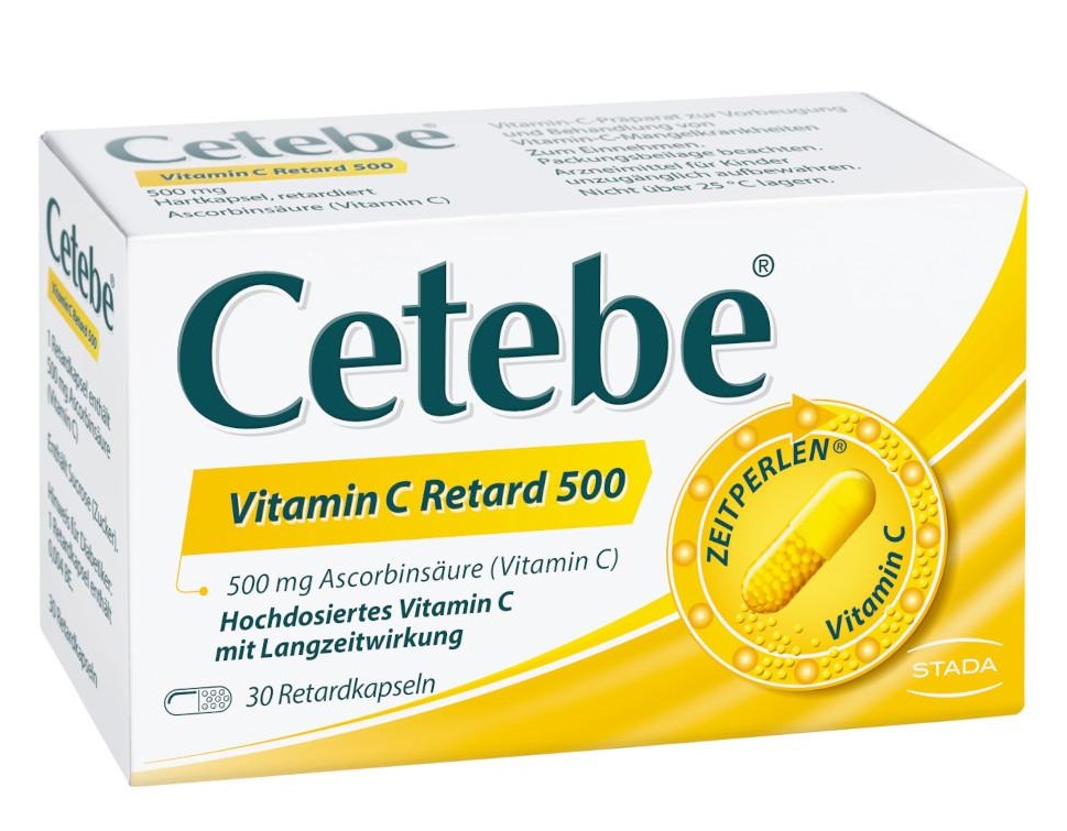 Cetebe Vitamin C Retardkapseln 500 mg