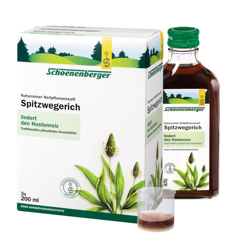Schoenenberger Spitzwegerich naturreiner Heilpflanzensaft