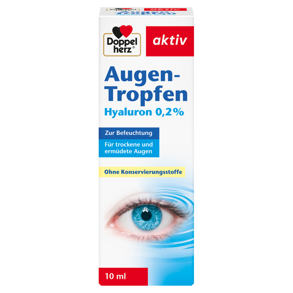 Doppelherz aktiv Augen-Tropfen Hyaluron 0,2%