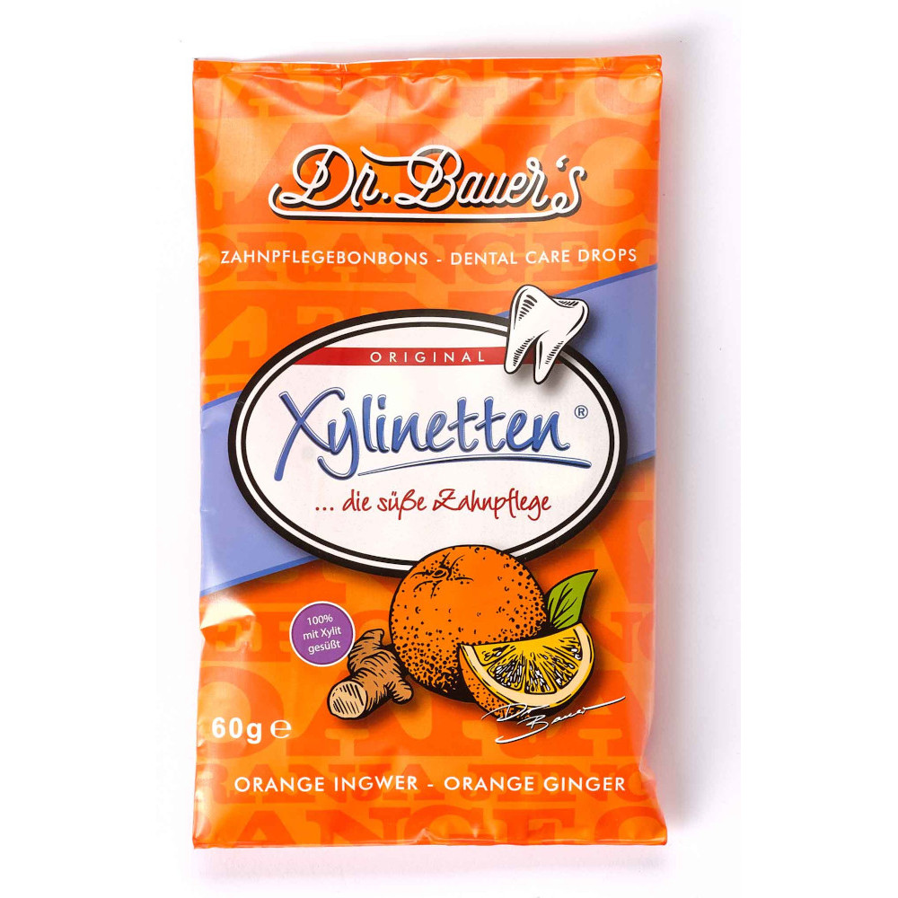 XYLINETTEN Orange Ingwer Bonbons