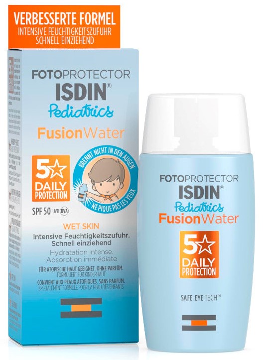 Fotoprotector ISDIN® Pediatrics Fusion Water LSF 50