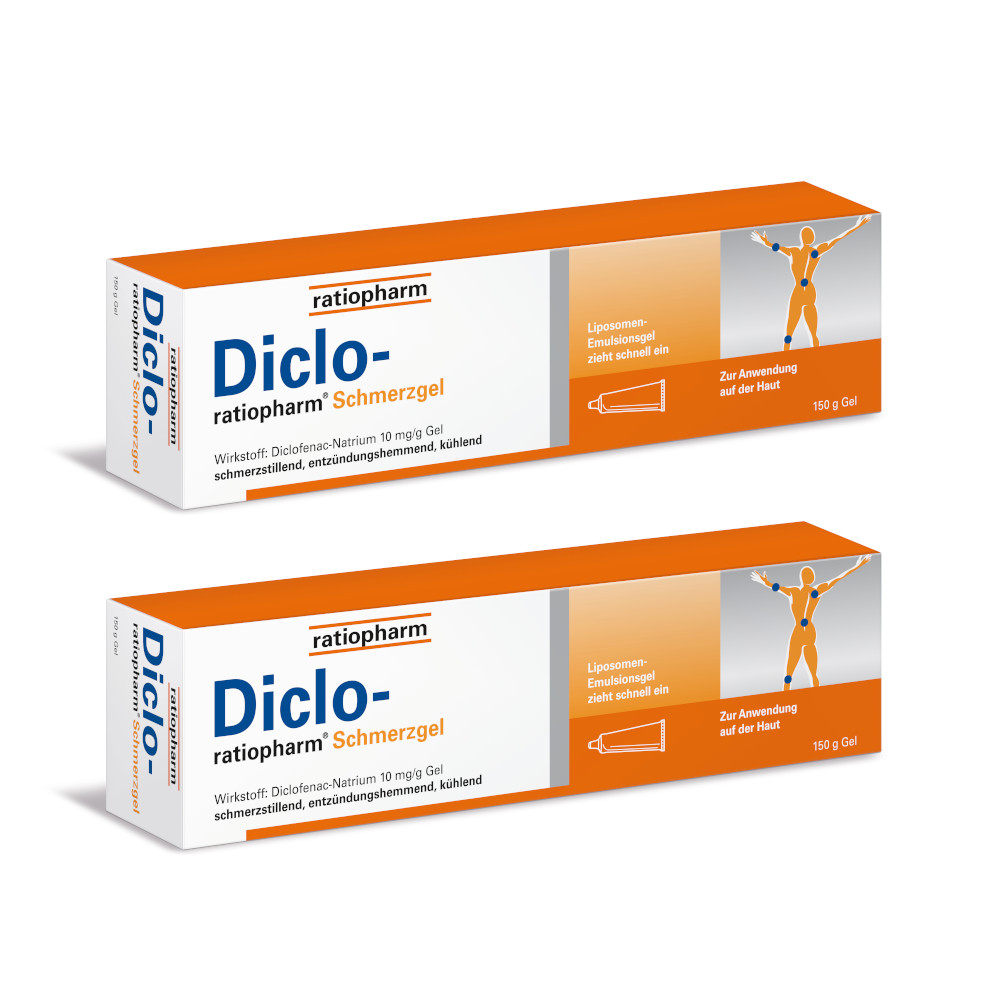 Diclo-ratiopharm Schmerzgel Doppelpack