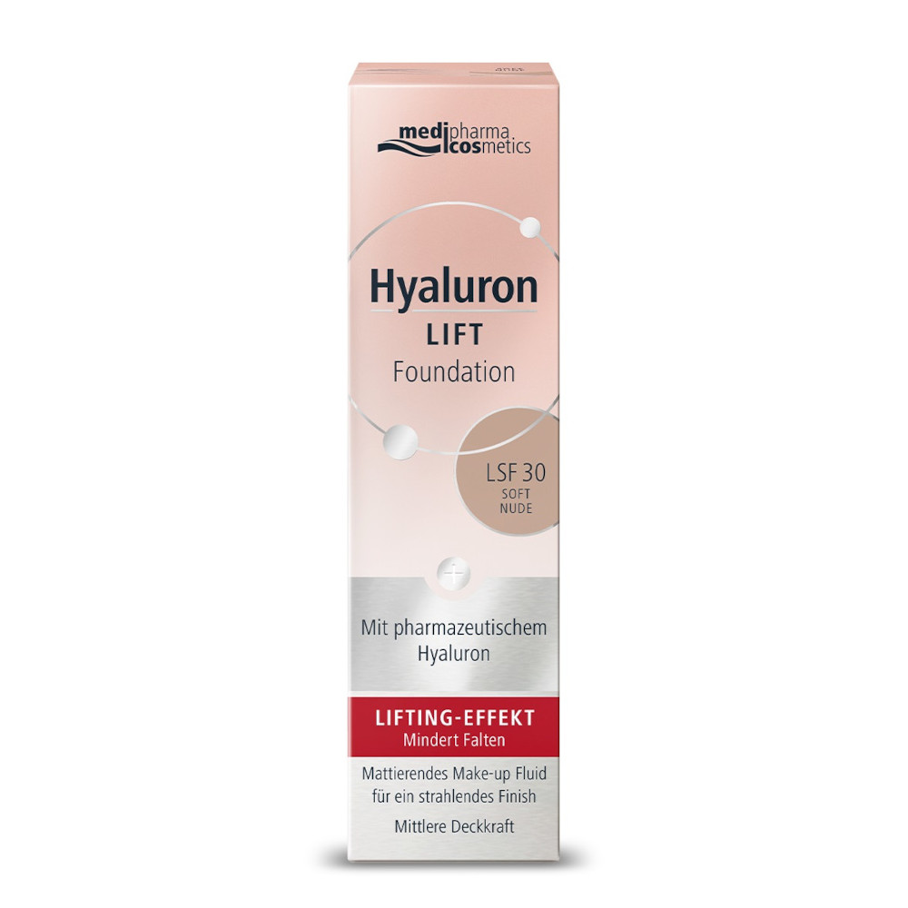 medipharma cosmetics Hyaluron Lift Foundation Lsf30 Soft Nude