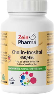 CHOLIN-INOSITOL 450/450 mg pro veg.Kapseln
