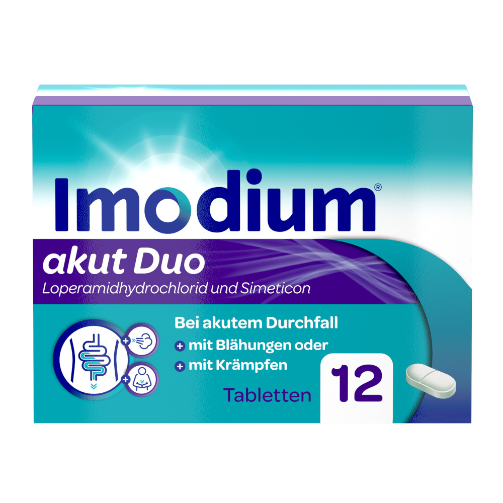 Imodium akut duo 2mg/125mg