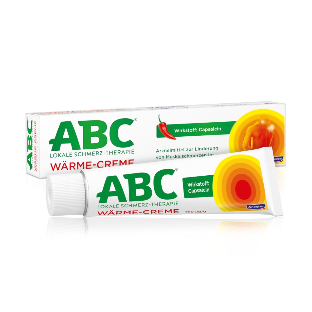 ABC WÄRME-CREME Capsicum 0,75mg/g Hansaplast med