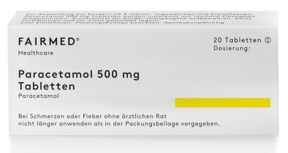 Paracetamol Fairmed 500 mg