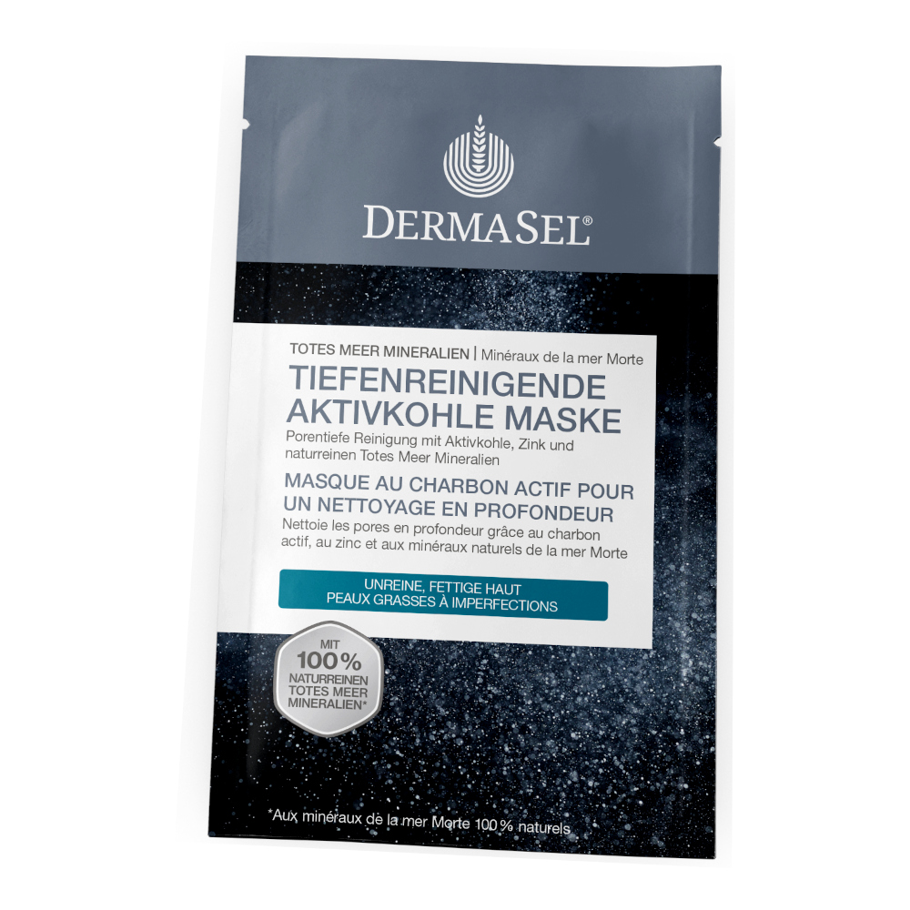 Dermasel® Tiefenreinigende Aktivkohlemaske