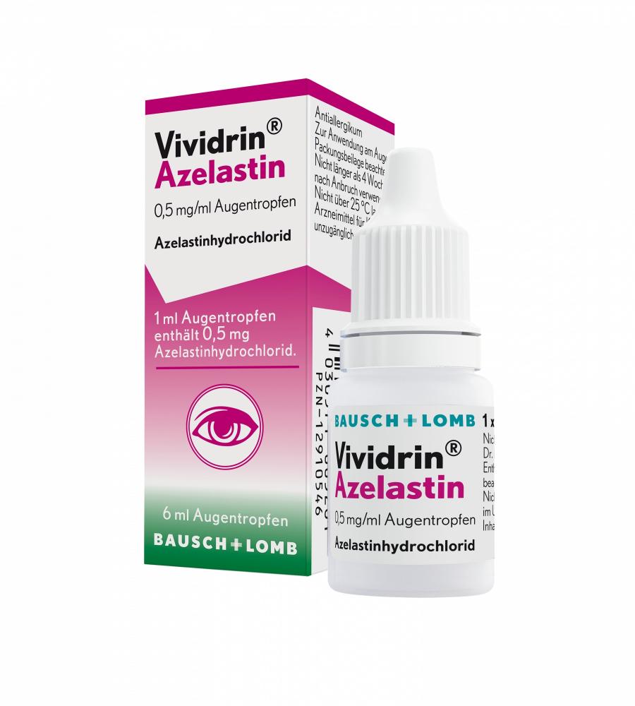 Vividrin Azelastin 0,5 mg/ml Augentropfen