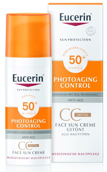 Eucerin PHOTOAGING CONTROL FACE SUN getönt LSF 50+ Mittel