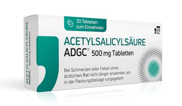 ACETYLSALICYLSÄURE ADGC 500mg Tabletten