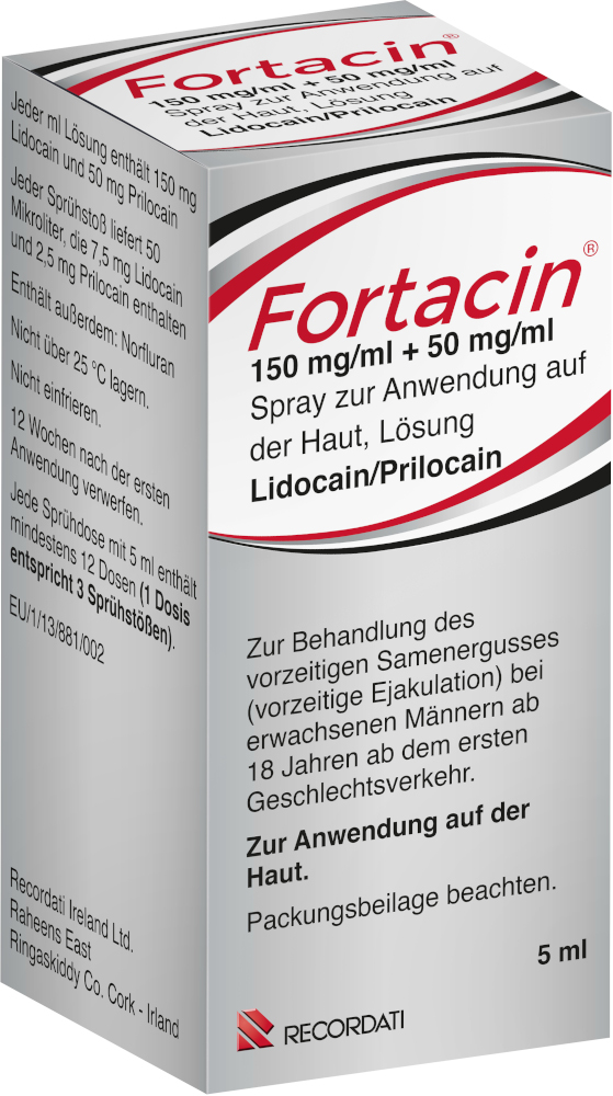 Fortacin 150 mg/ml + 50 mg/ml