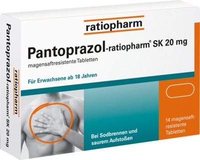 Pantoprazol ratiopharm bei Sodbrennen
