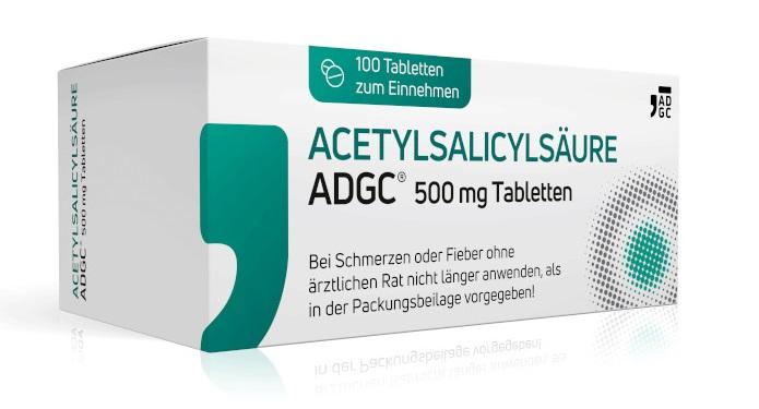 ACETYLSALICYLSÄURE ADGC 500mg Tabletten