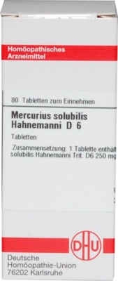 MERCURIUS SOLUBILIS Hahnemanni D 6