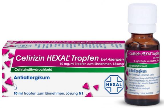 Cetirizin HEXAL bei Allergien 10mg/ml