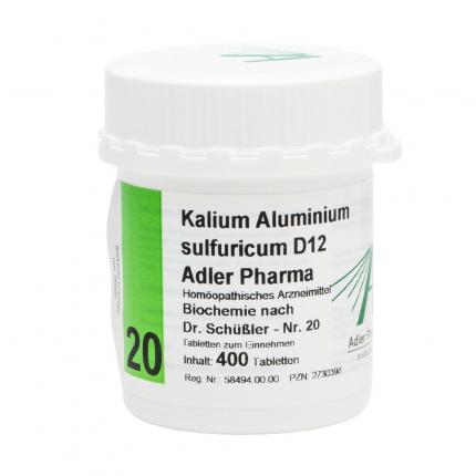 Kalium - Aluminium sulfuricum D12 Adler Pharma Nr.20, Tablette