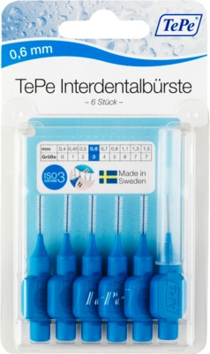 TEPE Interdentalbürste 0,6mm blau