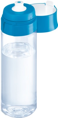 BRITA fill &amp; go Wasserfilter-Flasche Vital blue