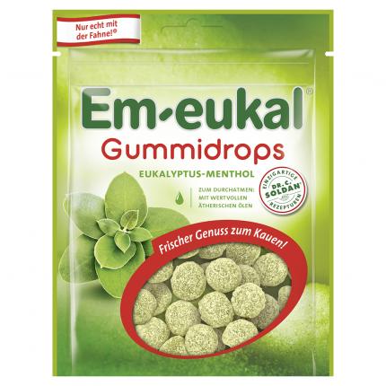 Em-eukal Gummidrops EUKALYPTUS-MENTHOL zuckerhaltig