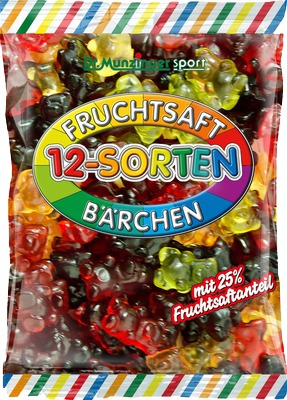 DR.MUNZINGER Fruchtsaftbärchen 12-Sorten