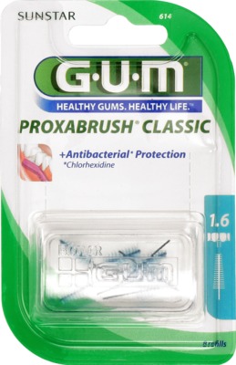 GUM Proxabrush Ersatzbürsten 0,7 mm Tanne