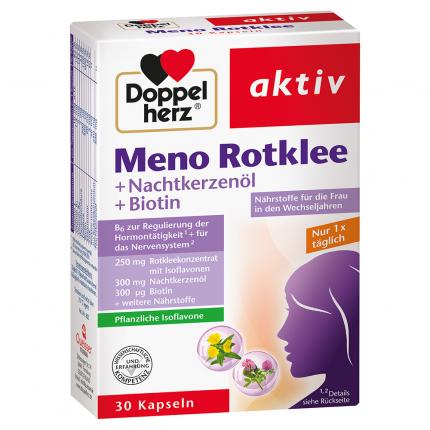 Doppelherz aktiv Meno Rotklee + Nachtkerzenöl + Biotin