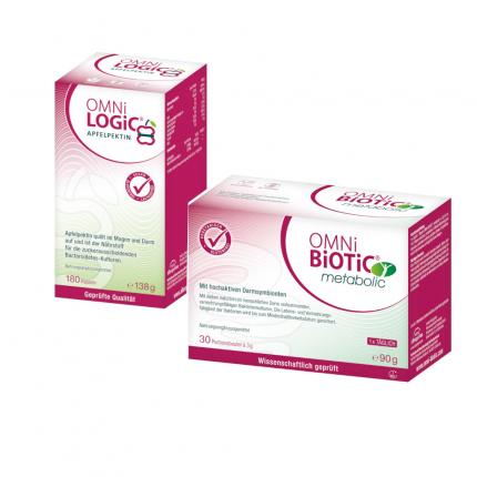 OMNi-LOGiC APFELPEKTIN &amp; OMNI BIOTIC Metabolic Set