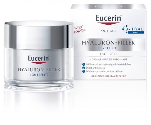 Eucerin ANTI-AGE HYALURON-FILLER TAG LSF15 NORMALE HAUT BIS MISCHHAUT