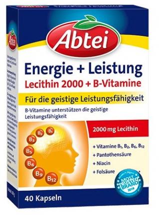 Abtei Energie + Leistung Lecithin 200 B-Vitamine