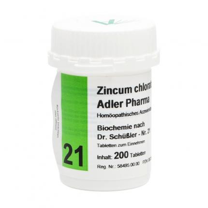 Zincum chloratum D12 Adler Pharma Nr.21, Tablette