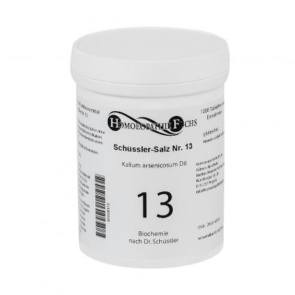 HOMOEOPATHIEFUCHS Schüssler-Salz Nummer 13 Kalium arsenicosum D6 Biochemie