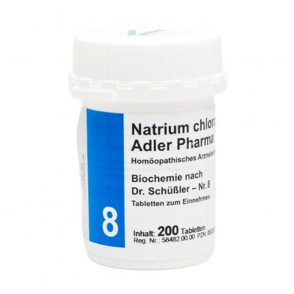 Natrium chloratum D6 Adler Pharma Biochemie nach Dr. Schüßler Nr.8, Tablette