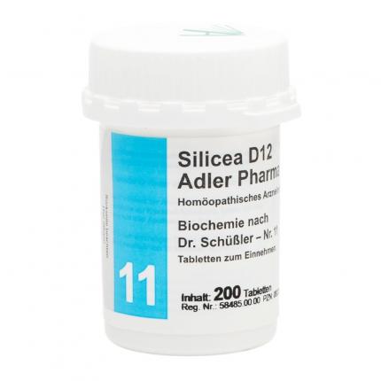 Silicea D12 Adler Pharma Biochemie nach Dr. Schüßler Nr.11, Tablette