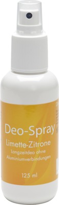 DEO SPRAY Limette-Zitrone Langzeitdeo ohne Alumminuimverbindungen