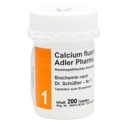 Calcium fluoratum D12 T Adler Pharma Biochemie nach Dr. Schüßler Nr.1, Tablette