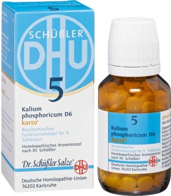 BIOCHEMIE DHU 5 Kalium phosphoricum D 6 Tab.Karto
