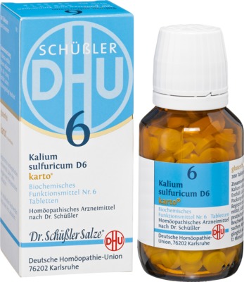 BIOCHEMIE DHU 6 Kalium sulfuricum D 6 Karto Tabletten