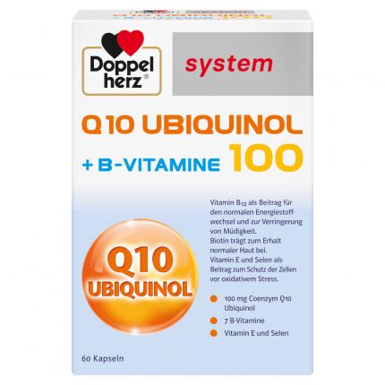 Doppelherz system Q10 UBIQUINOL 100 + B-VITAMINE