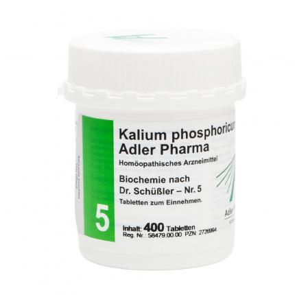 Kalium phosphoricum D6 Adler Pharma Biochemie nach Dr. Schüßler Nr.5 , Tablette