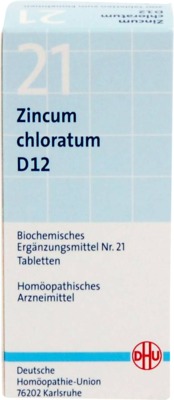 DHU Schüssler-Salz Nr. 21 Zincum chloratum D 12 Tabletten
