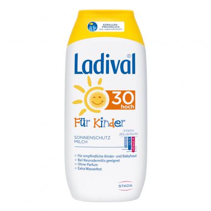 Ladival Kinder Sonnenmilch LSF 30 - 2€ sparen*