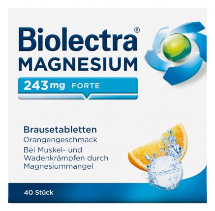Biolectra MAGNESIUM 243 mg FORTE Orangengeschmack