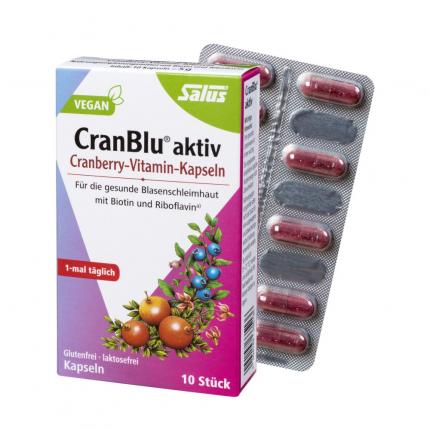 CranBlu aktiv Cranberry-Vitamin-Kapseln Salus