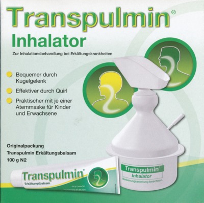 Transpulmin Inhalator + Erkältungsbalsam 100g