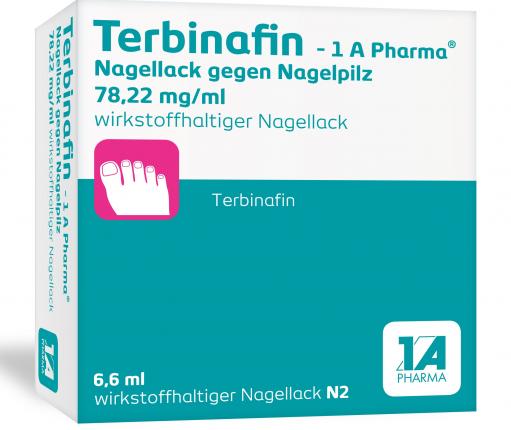 Terbinafin 1A Nagellack gegen Nagelpilz 78,22 mg/ml