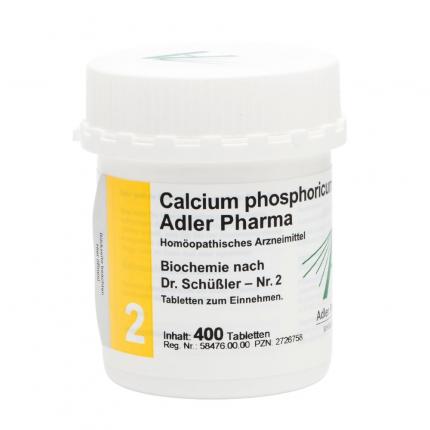 Calcium phosphoricum D6 Adler Pharma Biochemie nach Dr. Schüßler Nr.2, Tablette
