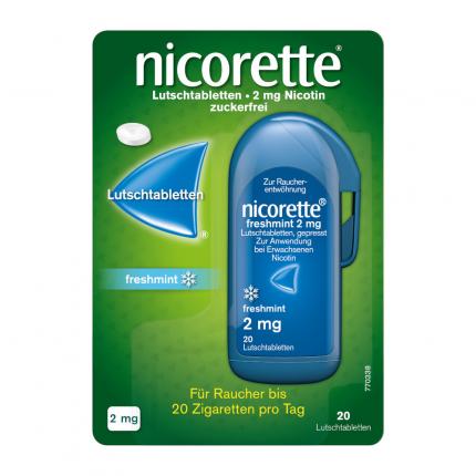 nicorette freshmint 2 mg Lutschtabletten gepresst